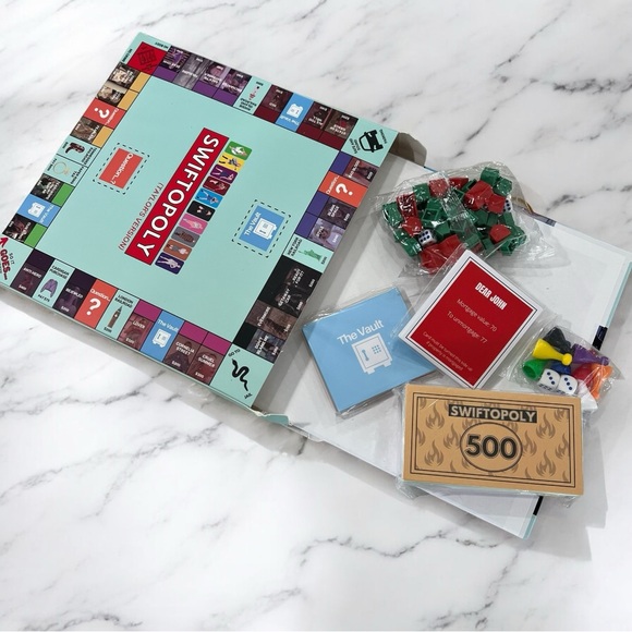 SWIFTOPOLY Swiftie Monopoly Board Game Taylor Swift inspired Eras Tour Family - Picture 5 of 10